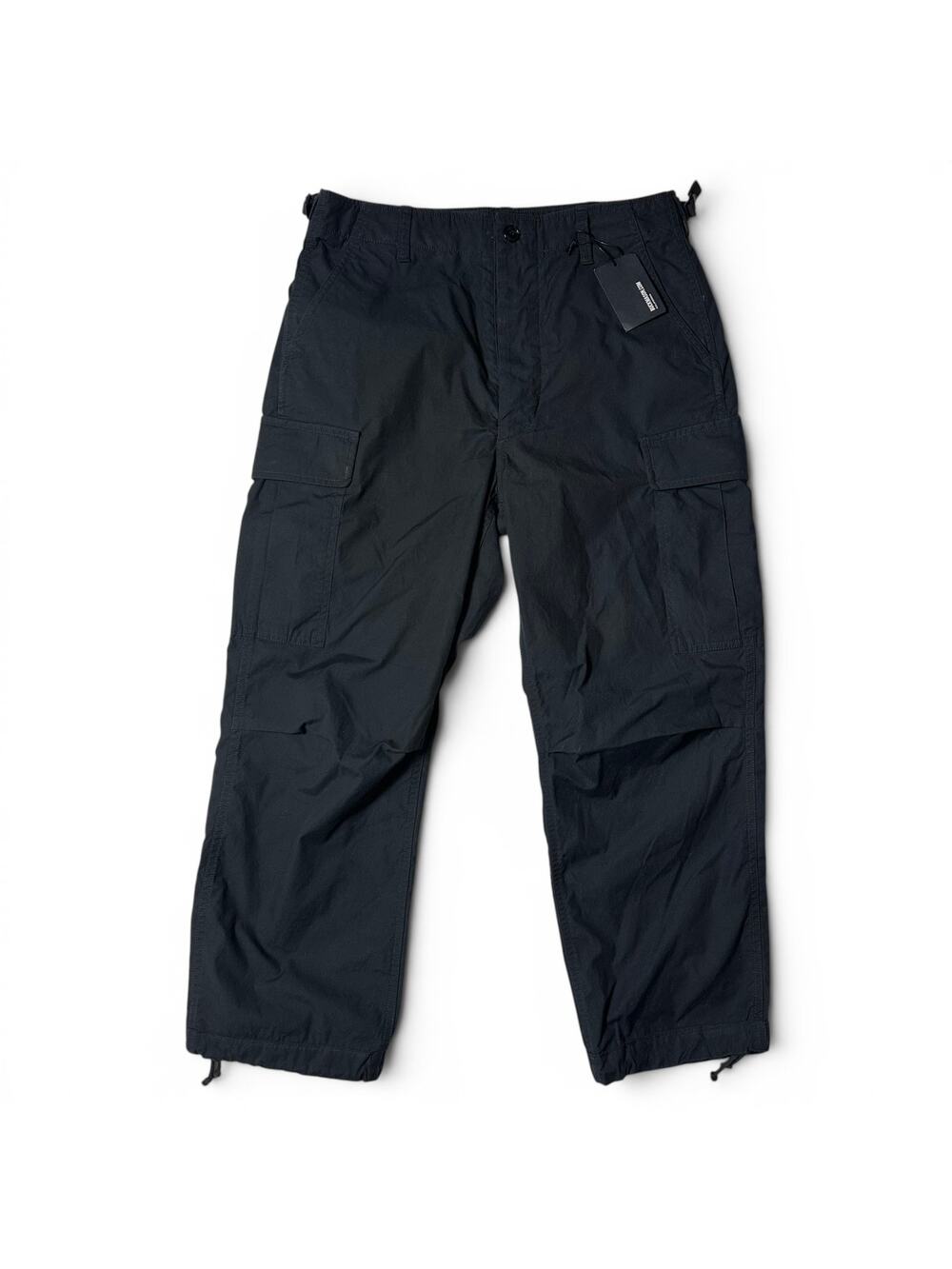 Buck Mason Parachute Poplin Cargo Pant Mens Size 31 Black Cotton NWT